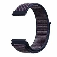 Garmin Approach S12 / S40 / S42 - Sport Loop nylon bandje - Navy / donkerpaars gemêleerd van Watchbandjes-shop – productfoto