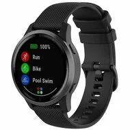 Garmin Approach S12 / S40 / S42 - Sportband met motief - Zwart van Watchbandjes-shop – productfoto