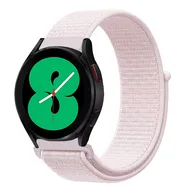 Garmin Forerunner 255 & 570 - 47mm - Sport Loop nylon bandje - Lichtroze van Watchbandjes-shop – productfoto