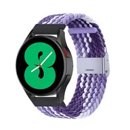Garmin Venu 2 & 3 - Braided nylon bandje - Lichtpaars / paars by Watchbandjes-shop – product photo