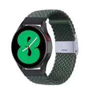 Garmin Venu 4 - 45mm - Braided nylon bandje - Donkergroen by Watchbandjes-shop – product photo