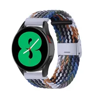 Garmin Venu / Sq / Sq2 / 2 plus - Braided nylon bandje - Multicolor Dark by Watchbandjes-shop – product photo