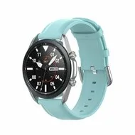 Garmin Venu / Sq / Sq2 / 2 plus - Classic leren bandje - Blauw van Watchbandjes-shop – productfoto