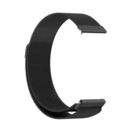 Garmin Venu / Sq / Sq2 / 2 plus - Milanese bandje - Zwart by Watchbandjes-shop – product photo