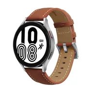 Garmin Venu / Sq / Sq2 / 2 plus - Premium Leather bandje - Bruin by Watchbandjes-shop – product photo