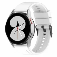 Garmin Venu / Sq / Sq2 / 2 plus - Siliconen gesp bandje - Wit by Watchbandjes-shop – product photo