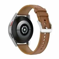 Garmin Vivoactive 4 / 4L - Luxe leren bandje - Lichtbruin van Watchbandjes-shop – productfoto