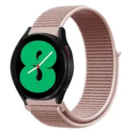 Garmin Vivoactive 4 / 4L - Sport Loop nylon bandje - Zacht roze by Watchbandjes-shop – product photo
