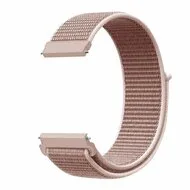 Garmin Vivomove 3 / HR / Luxe / Sport / Style / Trend - Sport Loop nylon bandje - Zacht roze by Watchbandjes-shop – product photo