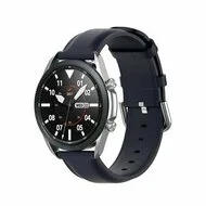 Huawei Watch GT 3 Pro - 43mm - Classic leren bandje - Donkerblauw van Watchbandjes-shop – productfoto