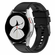 Huawei Watch GT 3 Pro - 43mm - Siliconen gesp bandje - Zwart by Watchbandjes-shop – product photo