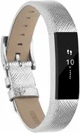 Lederen bandje Fitbit Alta - Zilver by Watchbandjes-shop – product photo