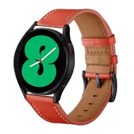 lederen bandje - Rood - Xiaomi Mi Watch / Xiaomi Watch 2 / Xiaomi Watch S1 / S2 / S3 / S4 (47mm) van Watchbandjes-shop – productfoto