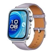 Leren bandje - Paars - Huawei Watch Fit 5 / 4 / 3 by Watchbandjes-shop – product photo