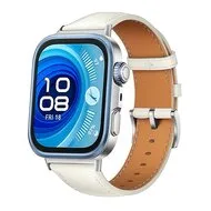 Leren bandje - Roomwit - Huawei Watch Fit 5 / 4 / 3 by Watchbandjes-shop – product photo