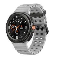 Marine siliconen band - Grijs - Samsung Galaxy Watch 8 - 40mm / 44mm van Watchbandjes-shop – productfoto