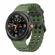 Marine siliconen band - Groen - Samsung Galaxy Watch 9 - 40mm / 44mm van Watchbandjes-shop – productfoto