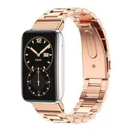 Metalen schakelband - Rosé goud - Xiaomi Smart band 7 Pro by Watchbandjes-shop – product photo