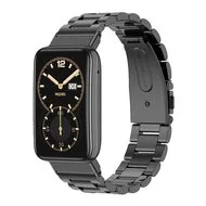 Metalen schakelband - Zwart - Xiaomi Smart band 7 Pro van Watchbandjes-shop – productfoto