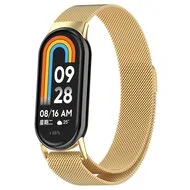 Milanese band - Goud - Xiaomi Smart Band 8 / 9 / 10 by Watchbandjes-shop – product photo