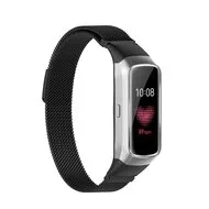 Milanese band - Zwart - Samsung Galaxy Fit van Watchbandjes-shop – productfoto
