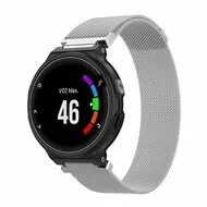 Milanese bandje - Large - Zilver - Garmin Approach S20 by Watchbandjes-shop – product photo