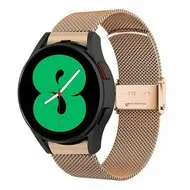 Milanese bandje met klemsluiting - Champagne goud - Samsung Galaxy Watch 5 (Pro) - 40mm / 44mm / 45mm by Watchbandjes-shop – product photo
