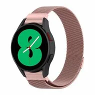 Milanese bandje (ronde connector) - Rosé goud - Samsung Galaxy Watch 6 Classic - 47mm & 43mm by Watchbandjes-shop – product photo