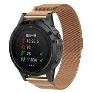Milanese bandje - Rosé goud - Garmin Fenix 9 / 9 pro - 43mm by Watchbandjes-shop – product photo