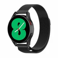 Milanese bandje - Zwart - Samsung Galaxy Active 2 by Watchbandjes-shop – product photo