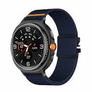 Nylon bandje met Parachute sluiting - Donkerblauw - Samsung Galaxy Watch 9 - 40mm / 44mm by Watchbandjes-shop – product photo