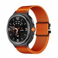 Nylon bandje met Parachute sluiting - Oranje - Samsung Galaxy Watch 9 - 40mm / 44mm van Watchbandjes-shop – productfoto