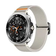 Nylon Loop bandje - Starlight - Samsung Galaxy Watch 8 - 40mm / 44mm van Watchbandjes-shop – productfoto