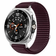 Nylon ribbelbandje - Donkerpaars - Samsung Galaxy Watch 8 Classic - 46mm by Watchbandjes-shop – product photo