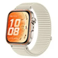 Nylon ribbelbandje - Sterrenlicht - Huawei Watch Fit 5 / 4 / 3 by Watchbandjes-shop – product photo