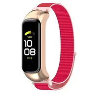 Nylon sport loop band - Roze - Samsung Galaxy Fit 2 by Watchbandjes-shop – product photo