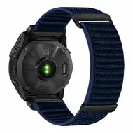 Nylon Sport Loop bandje - Donkerblauw - Garmin Tactix 8 - 51mm van Watchbandjes-shop – productfoto