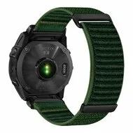 Nylon Sport Loop bandje - Donkergroen - Garmin Fenix 9 / 9 pro - 47mm by Watchbandjes-shop – product photo
