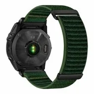 Nylon Sport Loop bandje - Donkergroen - Garmin Quatix 8 - 47mm by Watchbandjes-shop – product photo