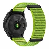 Nylon Sport Loop bandje - Groen - Garmin Forerunner 745 / 935 / 945 / 955 / 965 / 970 by Watchbandjes-shop – product photo