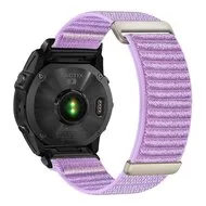 Nylon Sport Loop bandje - Paars - Garmin Quatix 8 - 51mm by Watchbandjes-shop – product photo