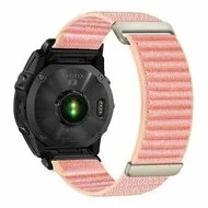 Nylon Sport Loop bandje - Roze - Garmin Fenix 9 / 9 pro - 51mm by Watchbandjes-shop – product photo