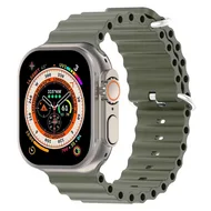 Ocean bandje - Groengrijs - Geschikt voor Apple Watch 44mm / 45mm / 46mm / 49mm by Watchbandjes-shop – product photo