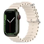 Ocean bandje - Starlight - Geschikt voor Apple Watch 38mm / 40mm / 41mm / 42mm van Watchbandjes-shop – productfoto