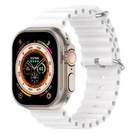 Ocean bandje - Wit - Geschikt voor Apple Watch 44mm / 45mm / 46mm / 49mm by Watchbandjes-shop – product photo