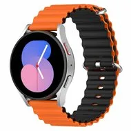 Ocean Style bandje - Oranje / zwart - Samsung Galaxy Watch Active 2 by Watchbandjes-shop – product photo