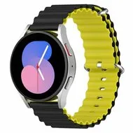 Ocean Style bandje - Zwart / geel - Xiaomi Redmi Watch 5 Active / Redmi Watch 5 Lite by Watchbandjes-shop – product photo