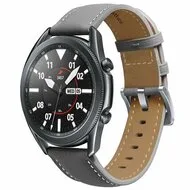 Premium Leather bandje - Grijs - Samsung Galaxy Watch 6 - 40mm & 44mm van Watchbandjes-shop – productfoto