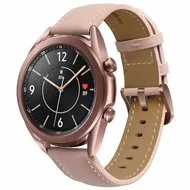 Premium Leather bandje - Lichtroze - Samsung Galaxy Watch 4 Classic - 42mm & 46mm by Watchbandjes-shop – product photo