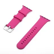 Rubberen sportbandje met gesp - Roze - Geschikt voor Apple Watch 44mm / 45mm / 46mm / 49mm by Watchbandjes-shop – product photo